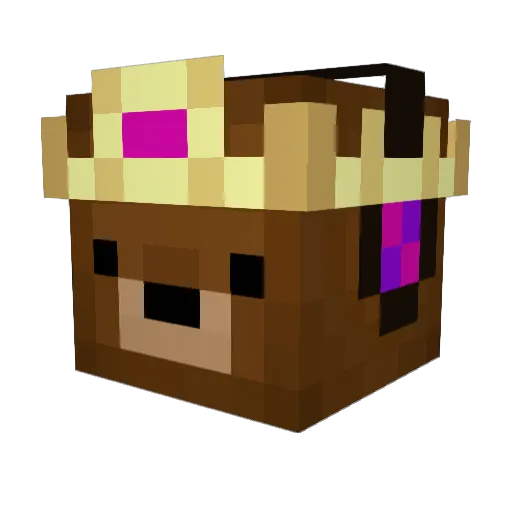 Gname Minecraft avatar head, 3D render