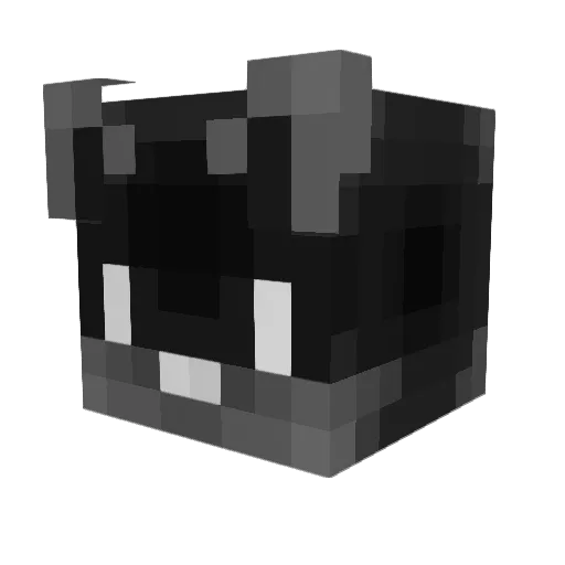 Gnardad Minecraft avatar head, 3D render