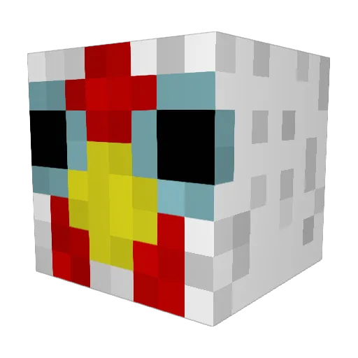 GnarlyGoblin18 Minecraft avatar head, 3D render