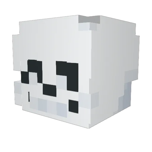 GnarlyMJ1 Minecraft avatar head, 3D render