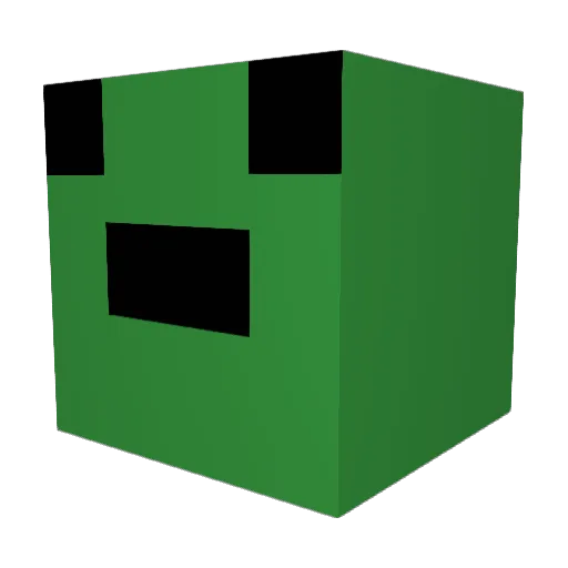 GnarlyOcean9741 Minecraft avatar head, 3D render