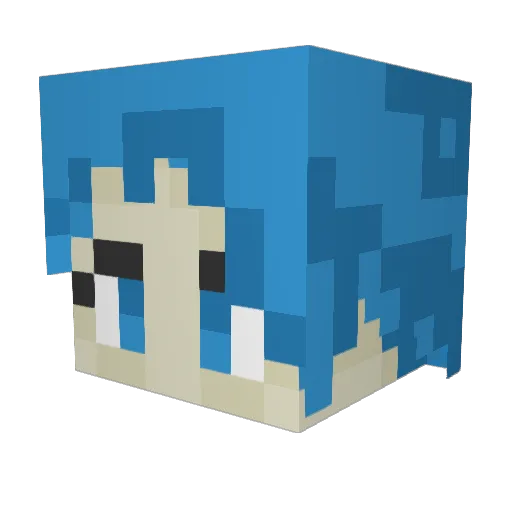 GnarrkTheHunter Minecraft avatar head, 3D render