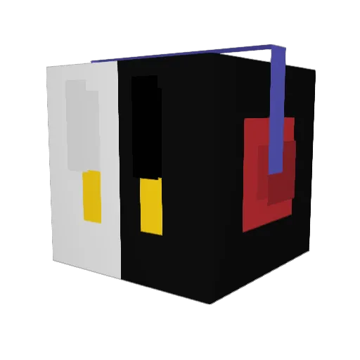 GnattBug Minecraft avatar head, 3D render