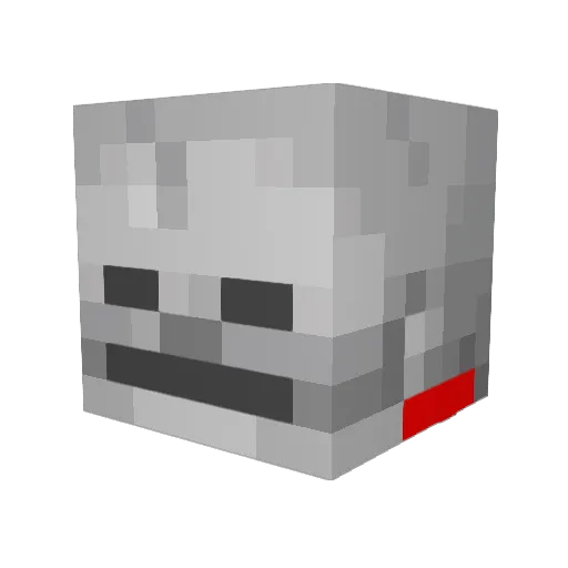 Gnome961 Minecraft avatar head, 3D render