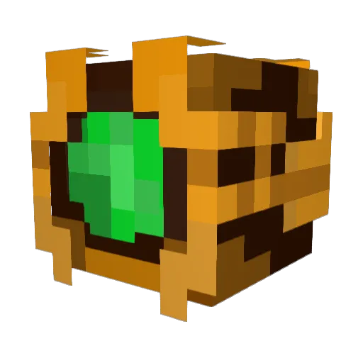 Gnome_Tank Minecraft avatar head, 3D render