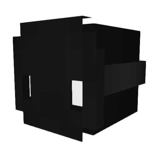 Gnomishess Minecraft avatar head, 3D render