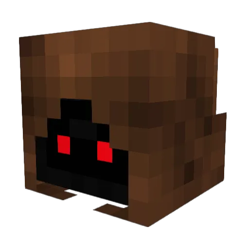 Gnommeo Minecraft avatar head, 3D render