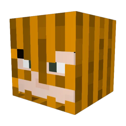 GnorianDragon Minecraft avatar head, 3D render
