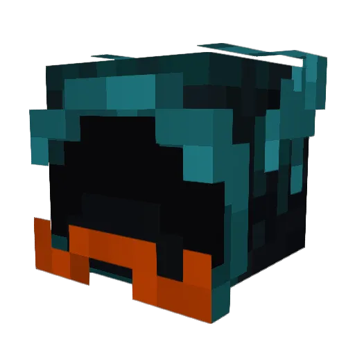 GnotGnormal Minecraft avatar head, 3D render