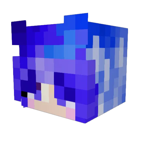 GnowledgedGnome Minecraft avatar head, 3D render