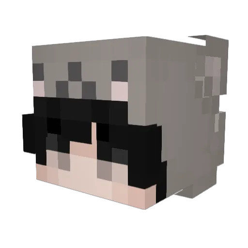Go0d_D4ys Minecraft avatar head, 3D render