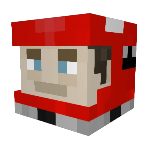 Go1denRevo1ver Minecraft avatar head, 3D render