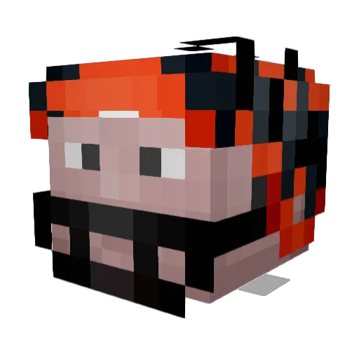 GoBlue1620 Minecraft avatar head, 3D render