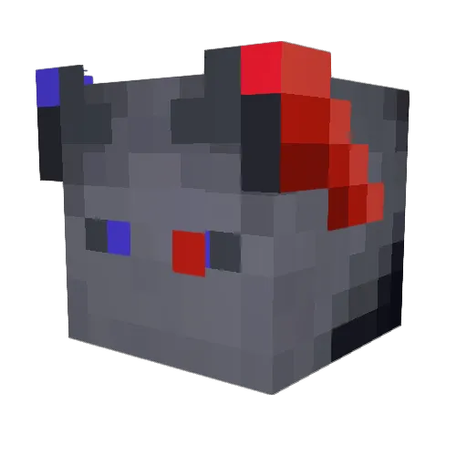 GoCheetah Minecraft avatar head, 3D render
