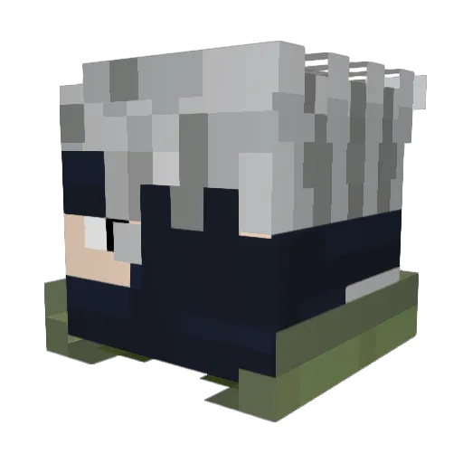 GoCoronaCoronaGo Minecraft avatar head, 3D render