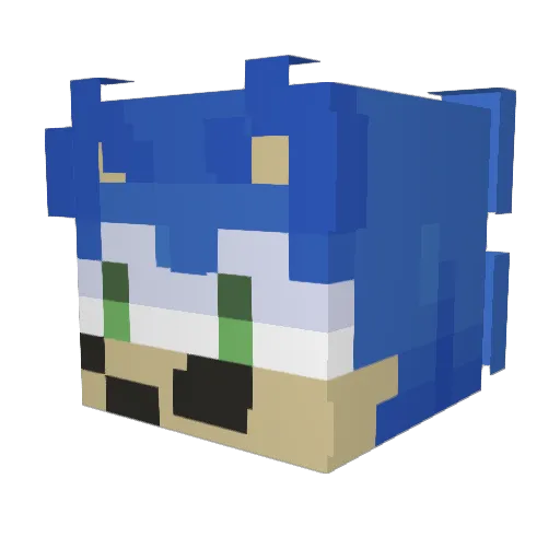 GoDUssop69 Minecraft avatar head, 3D render