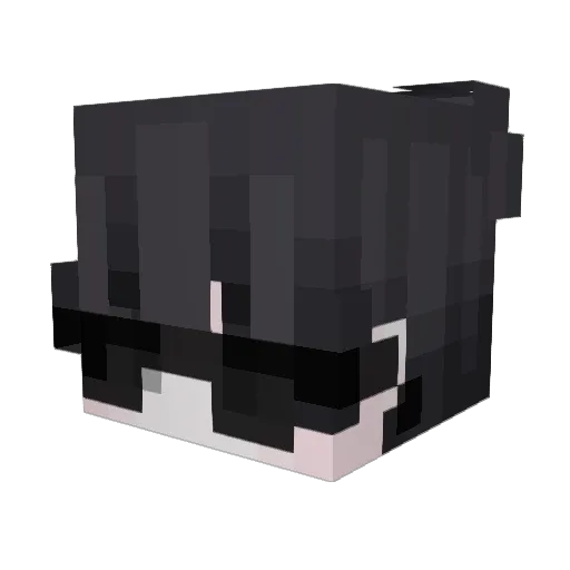 GoFuture Minecraft avatar head, 3D render