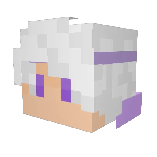 GoGoMango88 Minecraft avatar head, 3D render