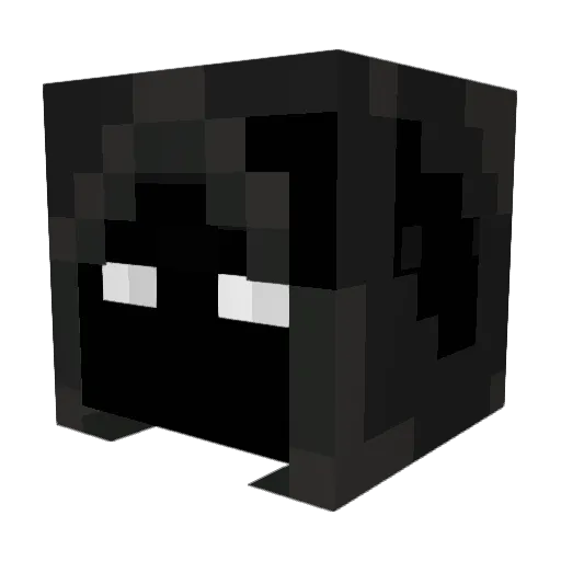 GoGo_0 Minecraft avatar head, 3D render