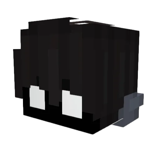 GoGoo4 Minecraft avatar head, 3D render