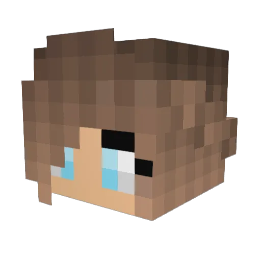 GoGurtSlurp Minecraft avatar head, 3D render