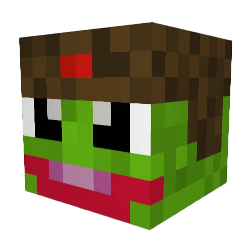 GoOfStEr879 Minecraft avatar head, 3D render