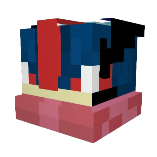 GoRdInHo_Bololo Minecraft avatar head, 3D render
