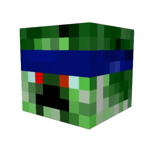 GoSuBuns Minecraft avatar head, 3D render