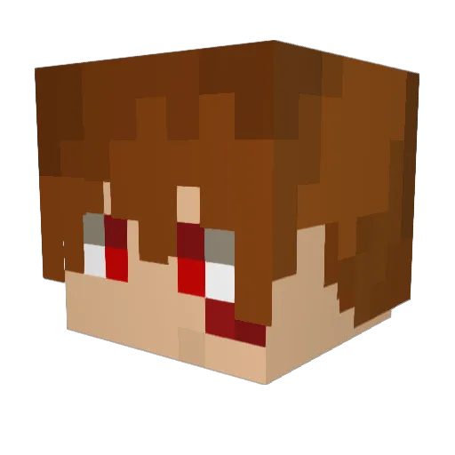 GoTarloER Minecraft avatar head, 3D render
