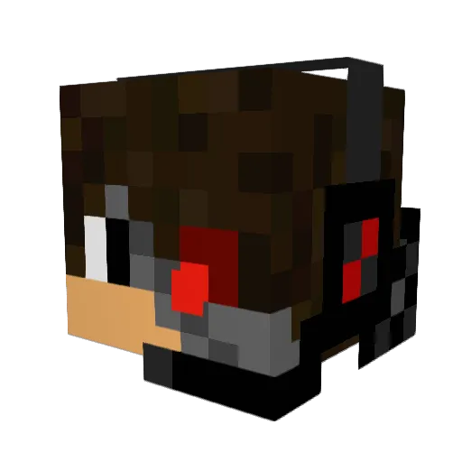 GoTcha_177 Minecraft avatar head, 3D render