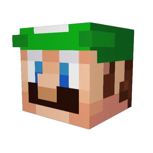 GoWeegee24 Minecraft avatar head, 3D render