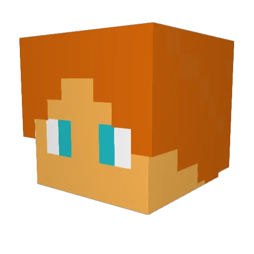 Go_Rory_Go_5 Minecraft avatar head, 3D render
