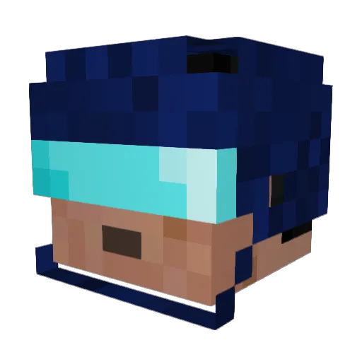 Goalie__70 Minecraft avatar head, 3D render