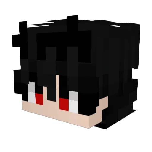 Goalik Minecraft avatar head, 3D render