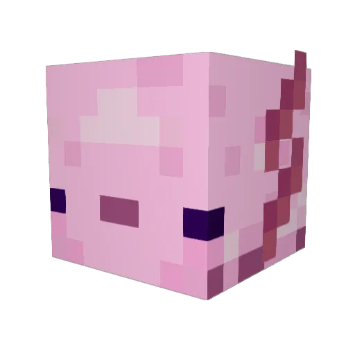 GoatBOB Minecraft avatar head, 3D render