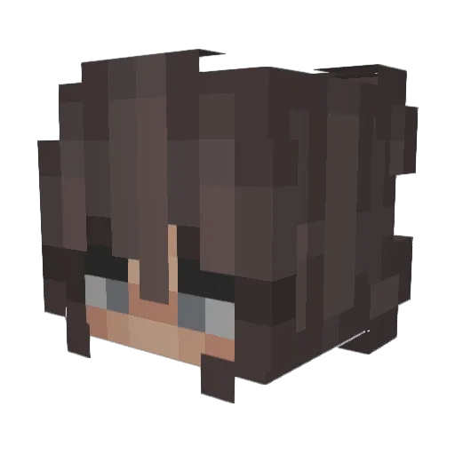 GoatOnMyRoof Minecraft avatar head, 3D render