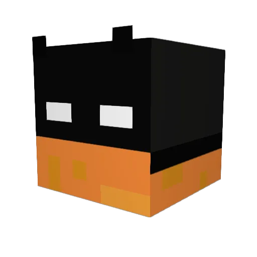 Goatboy_55 Minecraft avatar head, 3D render