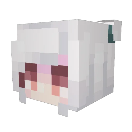GoatedKahuna Minecraft avatar head, 3D render