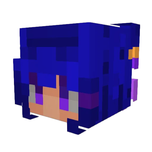 GoatmealCookie Minecraft avatar head, 3D render