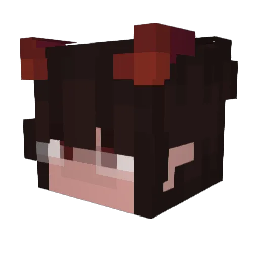 Goattoes9433 Minecraft avatar head, 3D render