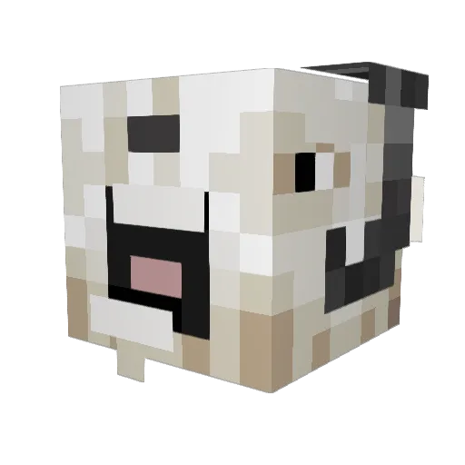 GoatyMcSheep Minecraft avatar head, 3D render