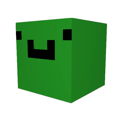 Goatyre Minecraft avatar head, 3D render