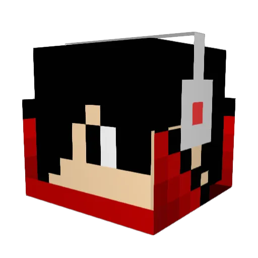 Goaway888 Minecraft avatar head, 3D render