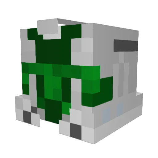 GobTheGoblin Minecraft avatar head, 3D render