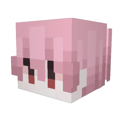 GobberVictim4 Minecraft avatar head, 3D render