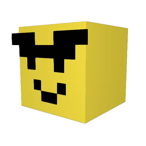 Goblin974 Minecraft avatar head, 3D render