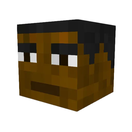 GoblinBoyJr Minecraft avatar head, 3D render