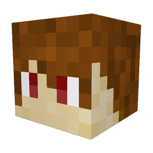GoblinChief555 Minecraft avatar head, 3D render