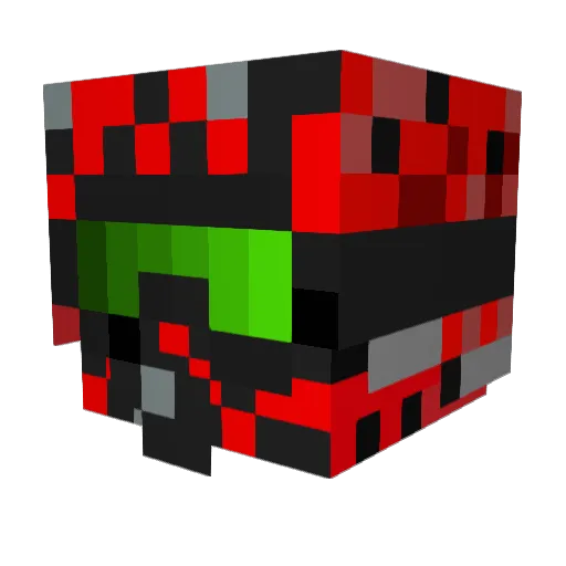 GoblinKing545 Minecraft avatar head, 3D render