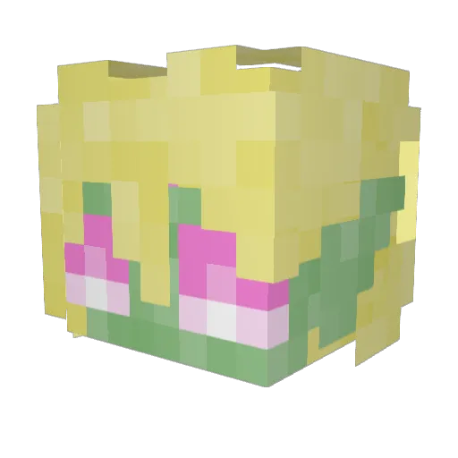GoblinMode82 Minecraft avatar head, 3D render